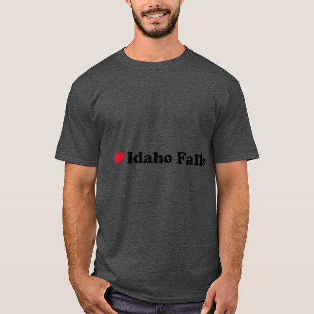 Camiseta Eu Amo Idaho Falls 1 (Frente)