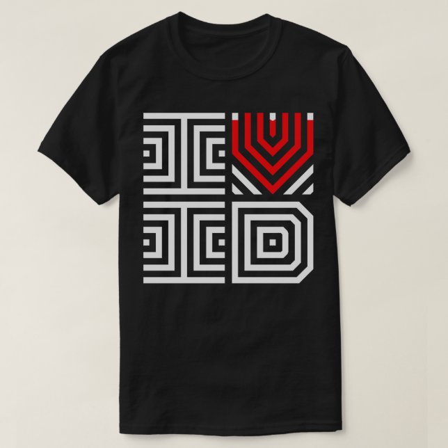 Camiseta Eu amo Idaho TShirt 2 (Frente do Design)