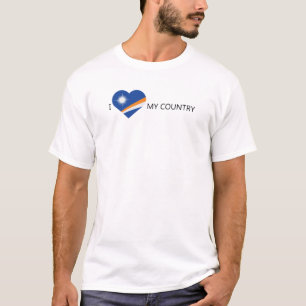 Camiseta Eu Amo Ilhas Marshall