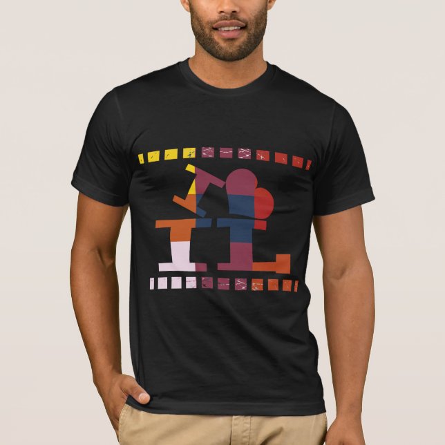 Camiseta Eu amo Illinois (Frente)