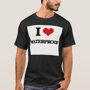 Camiseta Eu amo impermeável