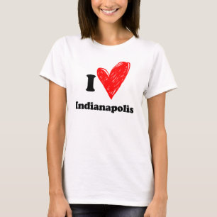 Camiseta Eu amo Indianápolis