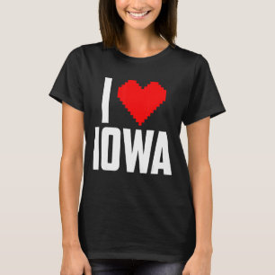 Camiseta Eu amo Iowa