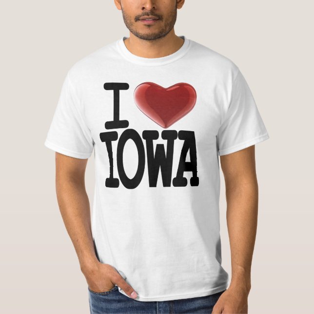 Camiseta Eu amo IOWA (Frente)