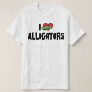 Camiseta Eu Amo Jacarés Coração