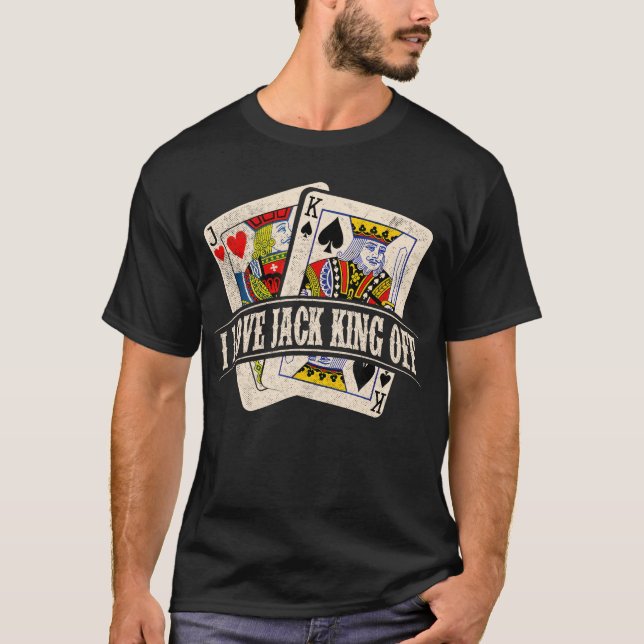 Camiseta Eu Amo Jack King Off (Frente)