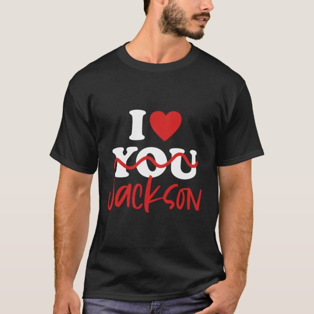 Camiseta Eu Amo Jackson (Frente)