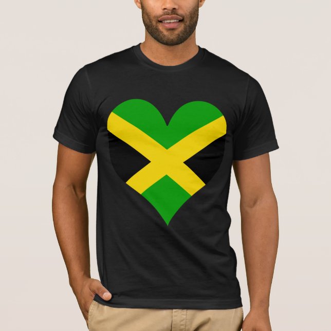 Camiseta Eu amo Jamaica (Frente)