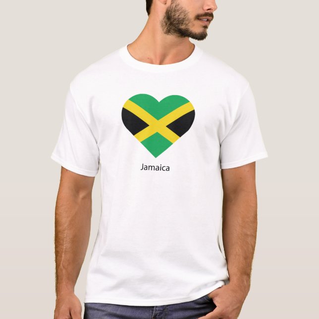 Camiseta Eu amo Jamaica (Frente)