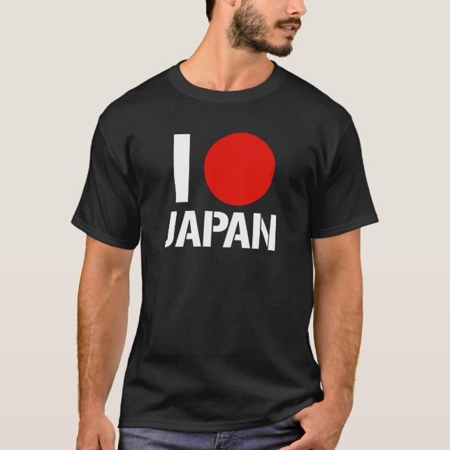 CAMISETA EU AMO JAPÃO - (Frente)