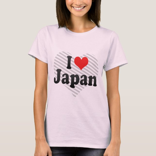 Camiseta Eu amo Japão (Frente)