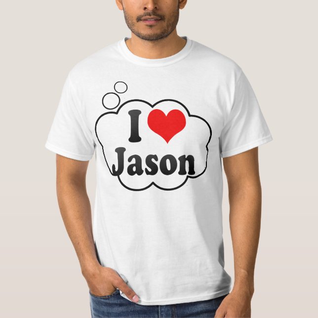 Camiseta Eu amo Jason (Frente)