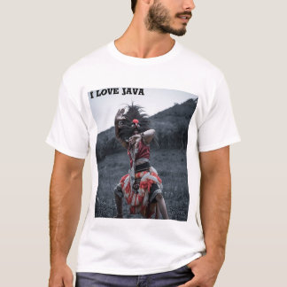 Camiseta Eu amo java