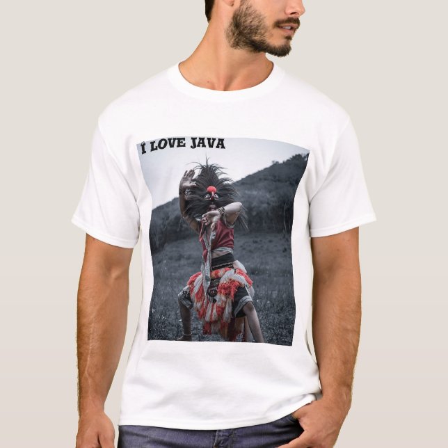 Camiseta Eu amo java (Frente)