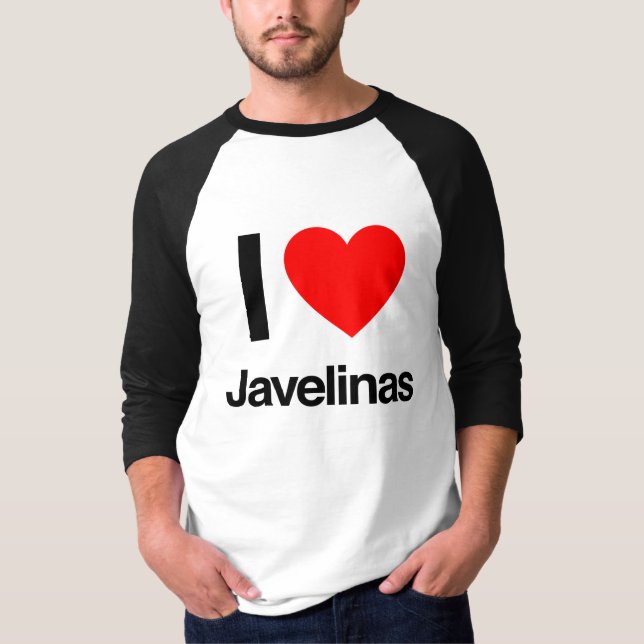 Camiseta eu amo javelinas (Frente)