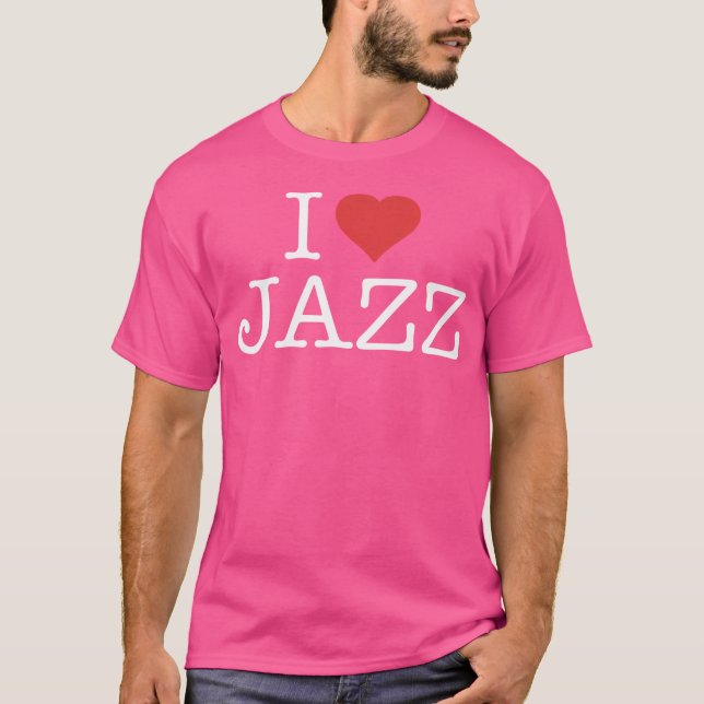 Camiseta Eu Amo Jazz (Frente)