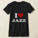 Camiseta Eu Amo Jazz (Laydown)