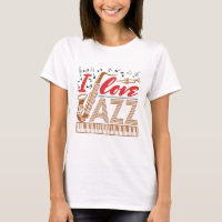 Eu Amo Jazz Músico Músico Fan Saxofone