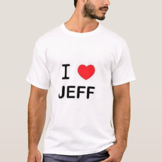 Camiseta Eu amo Jeff