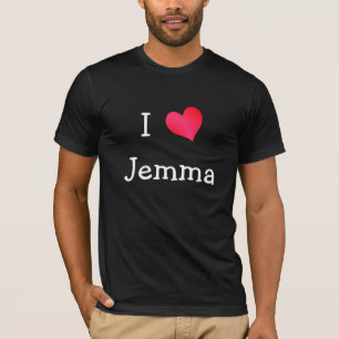 Camiseta Eu amo Jemma
