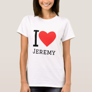 Camiseta Eu amo Jeremy