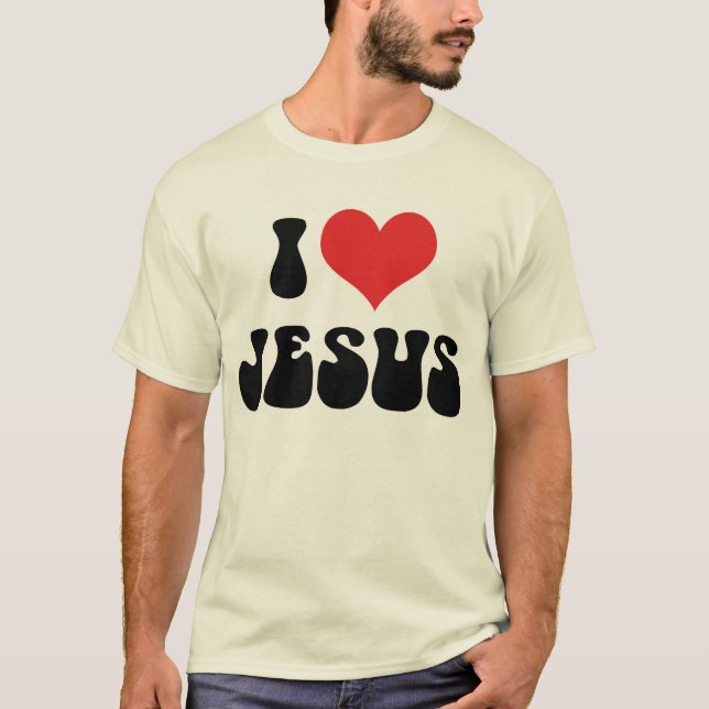Camiseta Eu Amo Jesus (Frente)
