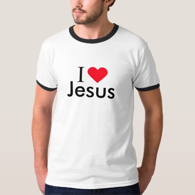 CAMISETA EU AMO JESUS (Frente)