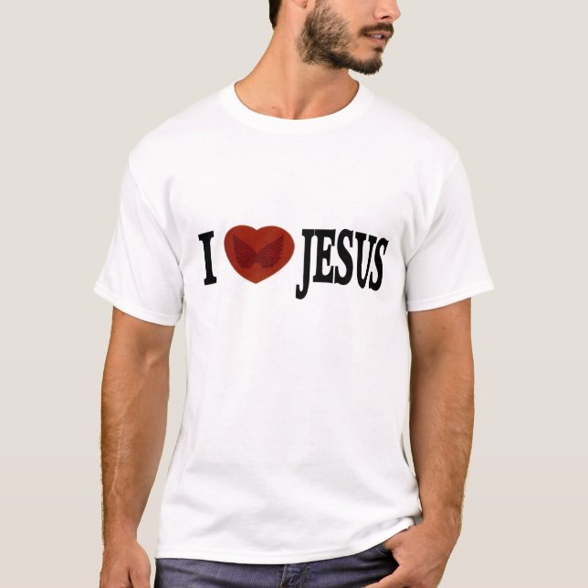 Camiseta Eu amo Jesus (Frente)