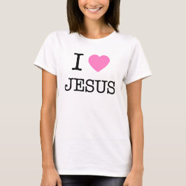 Camiseta Eu Amo Jesus