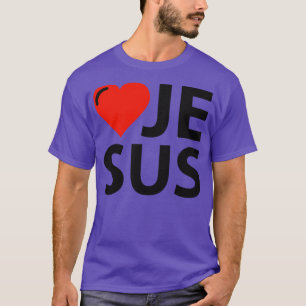 Camiseta Eu amo Jesus