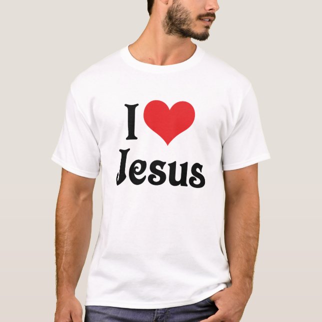 Camiseta Eu Amo Jesus (Frente)