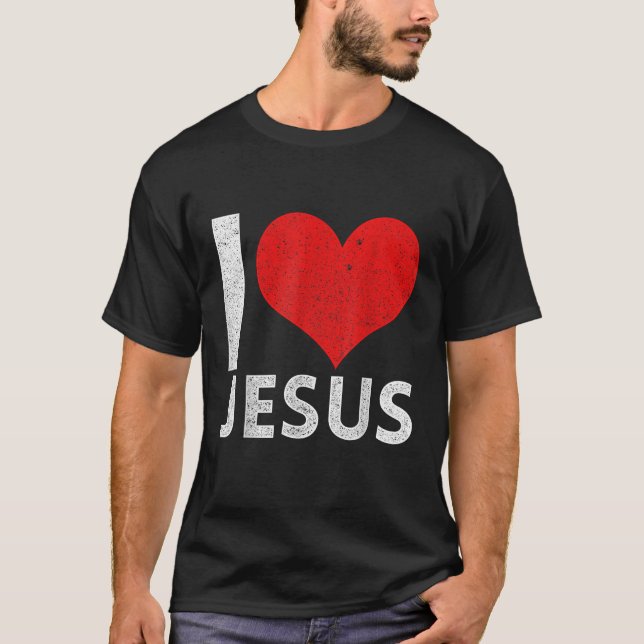 Camiseta Eu amo Jesus (Frente)