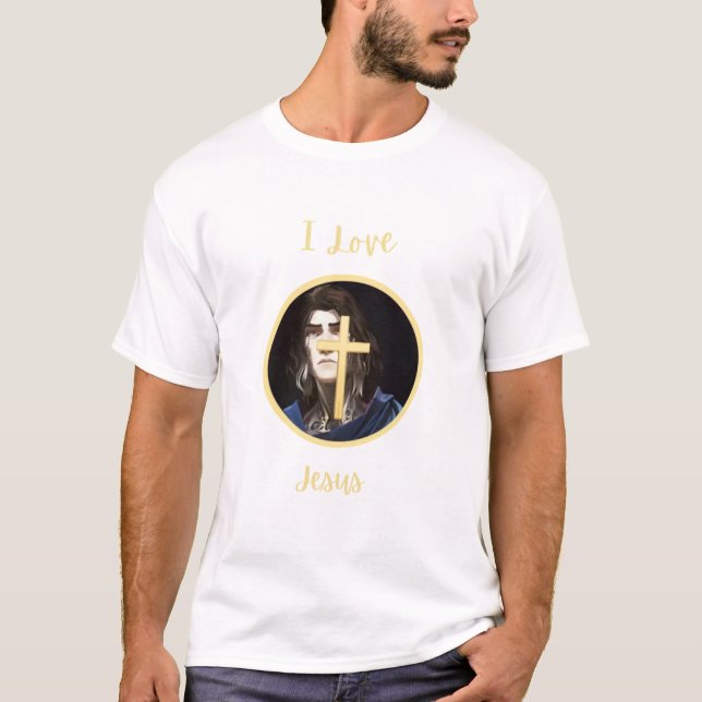 Camiseta Eu amo Jesus (Frente)
