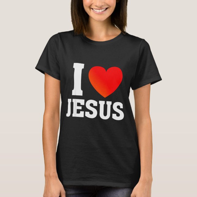 Camiseta Eu Amo Jesus (Frente)