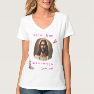 Camiseta Eu amo Jesus