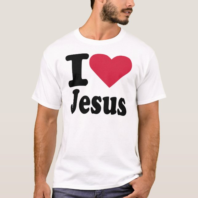 Camiseta Eu amo Jesus (Frente)
