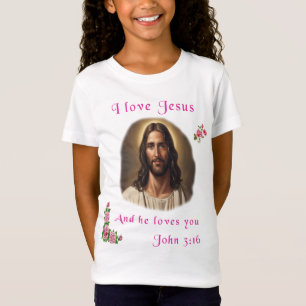 Camiseta Eu amo Jesus