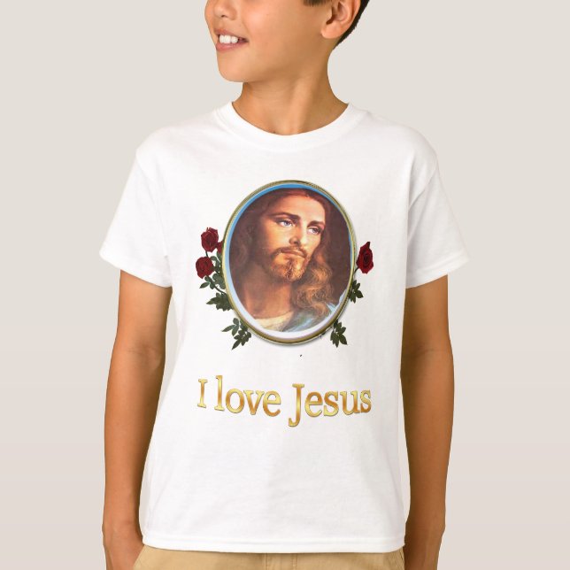 Camiseta Eu amo Jesus (Frente)