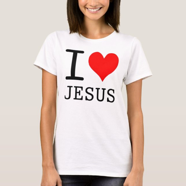 Camiseta eu amo jesus (Frente)