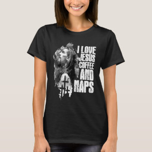 Camiseta Eu Amo Jesus Café E Naps Meu Santo Deus