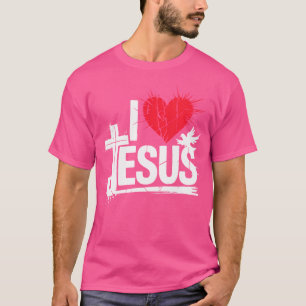 Camiseta Eu amo Jesus Christian