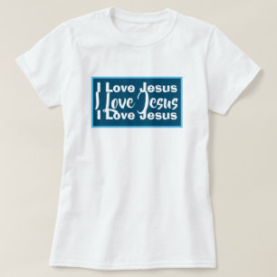 Camiseta Eu amo Jesus Christian