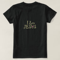 Eu Amo Jesus com Coração Rosa