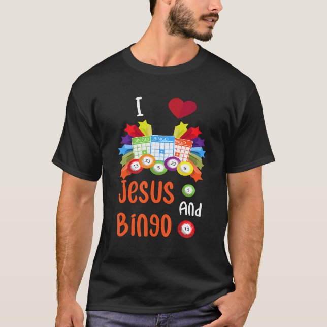 Camiseta Eu Amo Jesus E Bingo Jogos De Conselho Cruzeiros C (Frente)