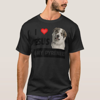 Camiseta Eu amo Jesus e os meus prirenos Excelentes Cachorr