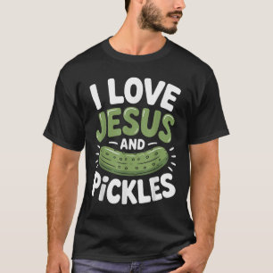 Camiseta Eu Amo Jesus E Picles