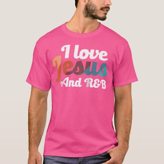Camiseta Eu Amo Jesus E Rb Culto Evangelho Espiritualidade (Frente)
