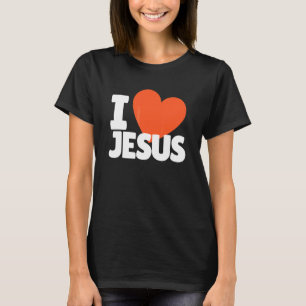 Camiseta Eu Amo Jesus Frequentador da Igreja Seguidor de Je