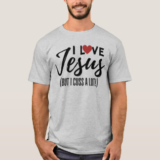 Camiseta Eu Amo Jesus (Mas Eu Cuido Muito!)