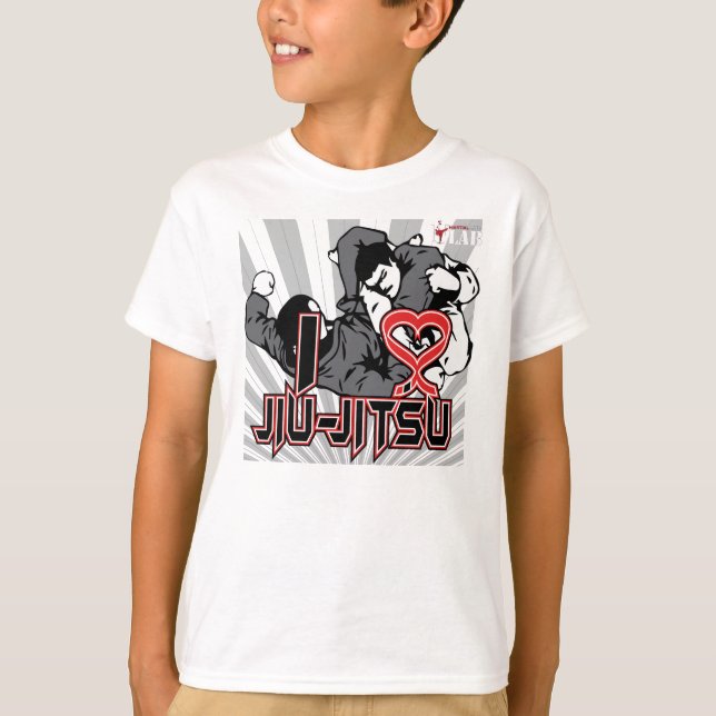 Camiseta Eu amo Jiu-Jitsu (Frente)